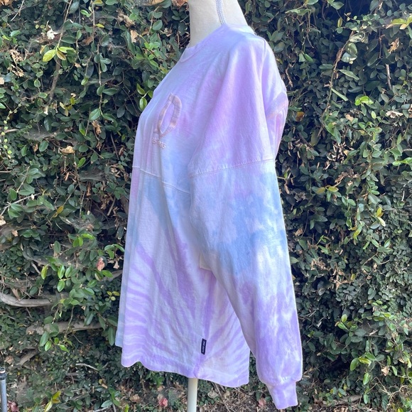 Disneyland Resort Disney Spirit Pullover Top Tye Dye Casual  Long Sleeve XS - Picture 4 of 11